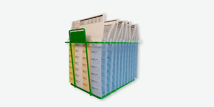 Archivadores para organizar SPD preparados en farmacia